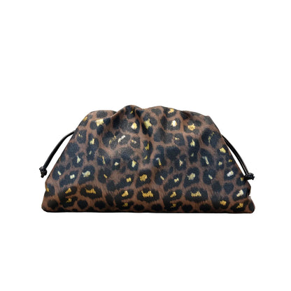 Ruched Serpentine Dumpling Bags for Women Pouch Handbag Cloud Clutch Snake Pattern Shoulder Crossbody Bag Luxury Designer Bag