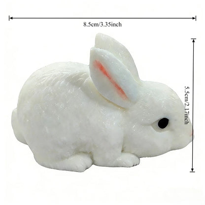 Squishy Cute Bunny Squeeze Toy Soft Kawaii Little White Rabbit Fidget Toy Anti Stress Release Hand Relax Gift Toy