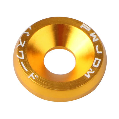10 PCS M6 Car Modified Fasteners Fender Washer Bumper Engine Concave Screws Fender Washer License Plate Bolts Car Styling Gasket