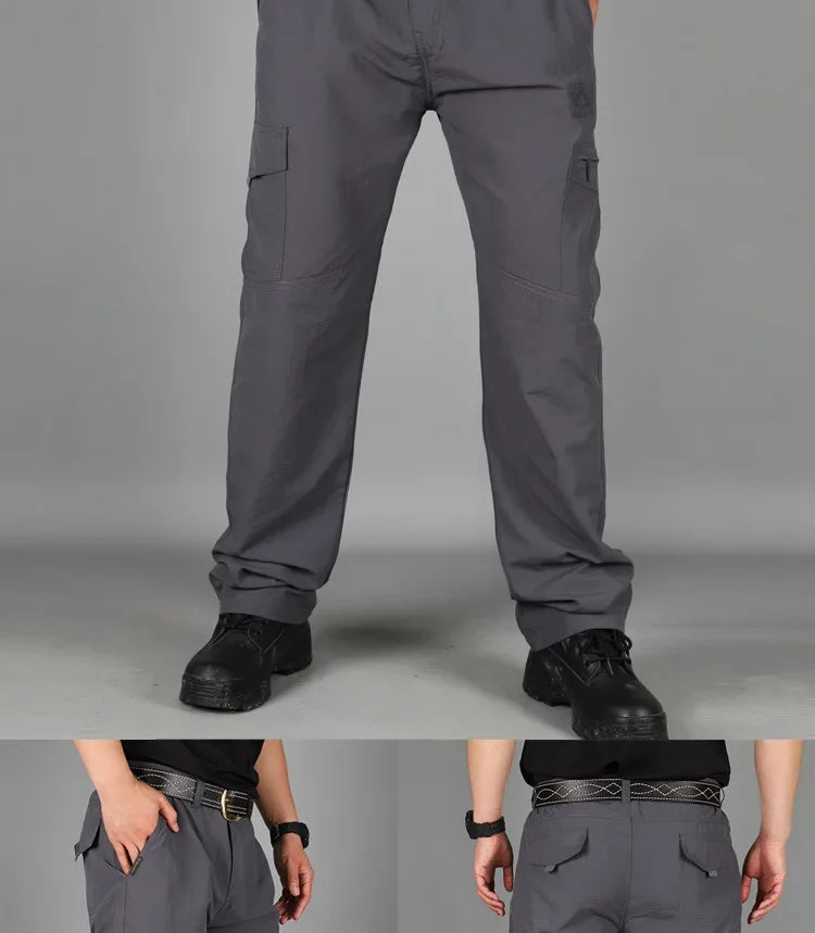 Asian Size Work Pants Men Man Pants Cargo Pants Span Work Clothes Men's Cargo Pants Cargo Pants Man Men's Cargo Pants for Summer