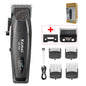 Kemei KM-1856 Professional Hair Clipper LED Display Cordless USB Interface Professional Men's Haircut Machine Hair Cutting