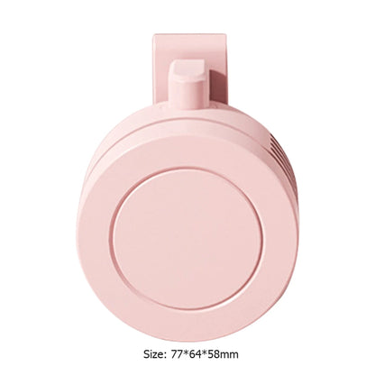 Mini Clip Fan Hanging Waist Neck Fan Girl Electric Air Cooling Fan 900mah USB Leafless Fan 3 Speeds Portable Cooler Air