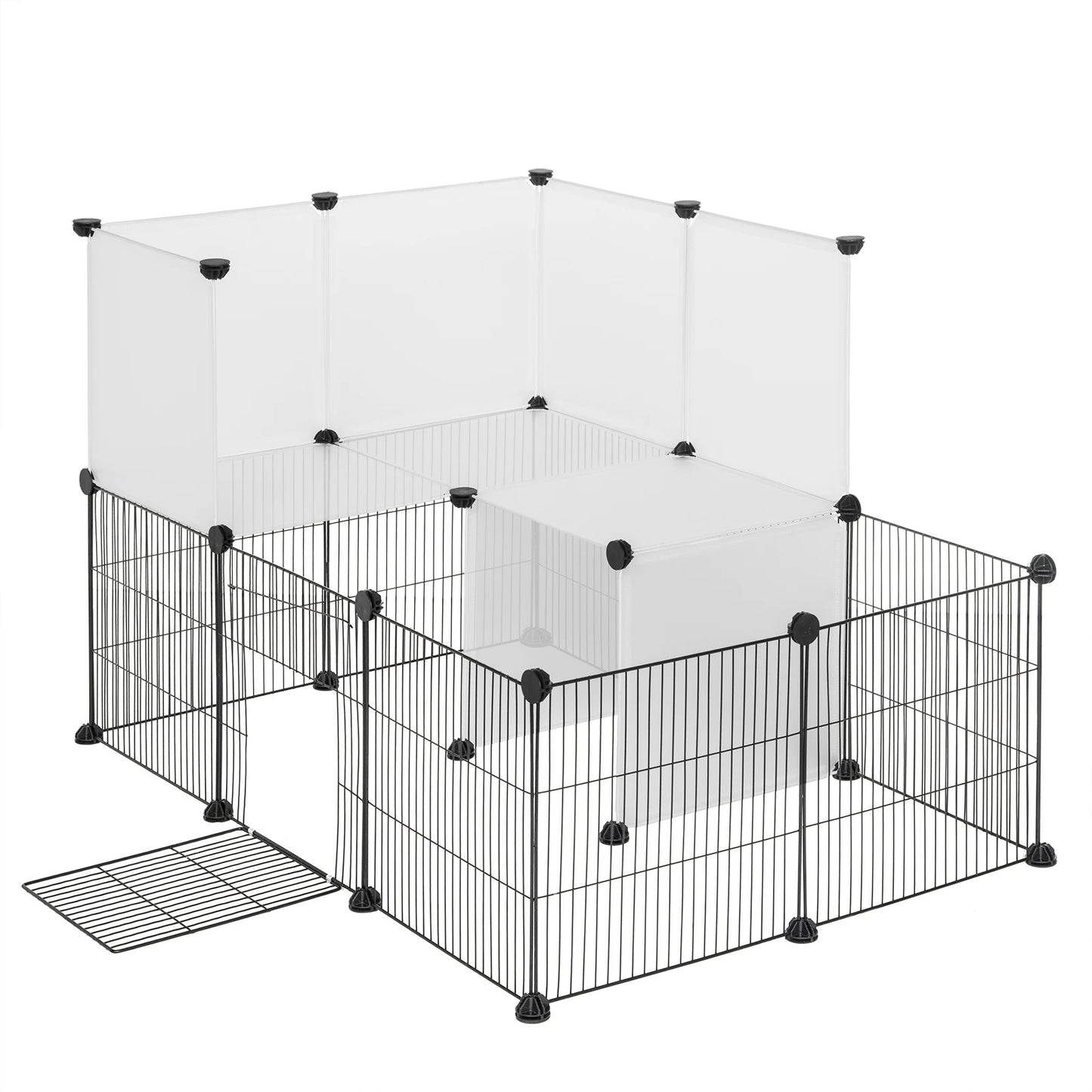 EUGAD Pet Playpen for Rabbits Small Animals Cats Kennel Puppies House Kitten Space Dogs Guinea Cages Outdoor Exercise Training