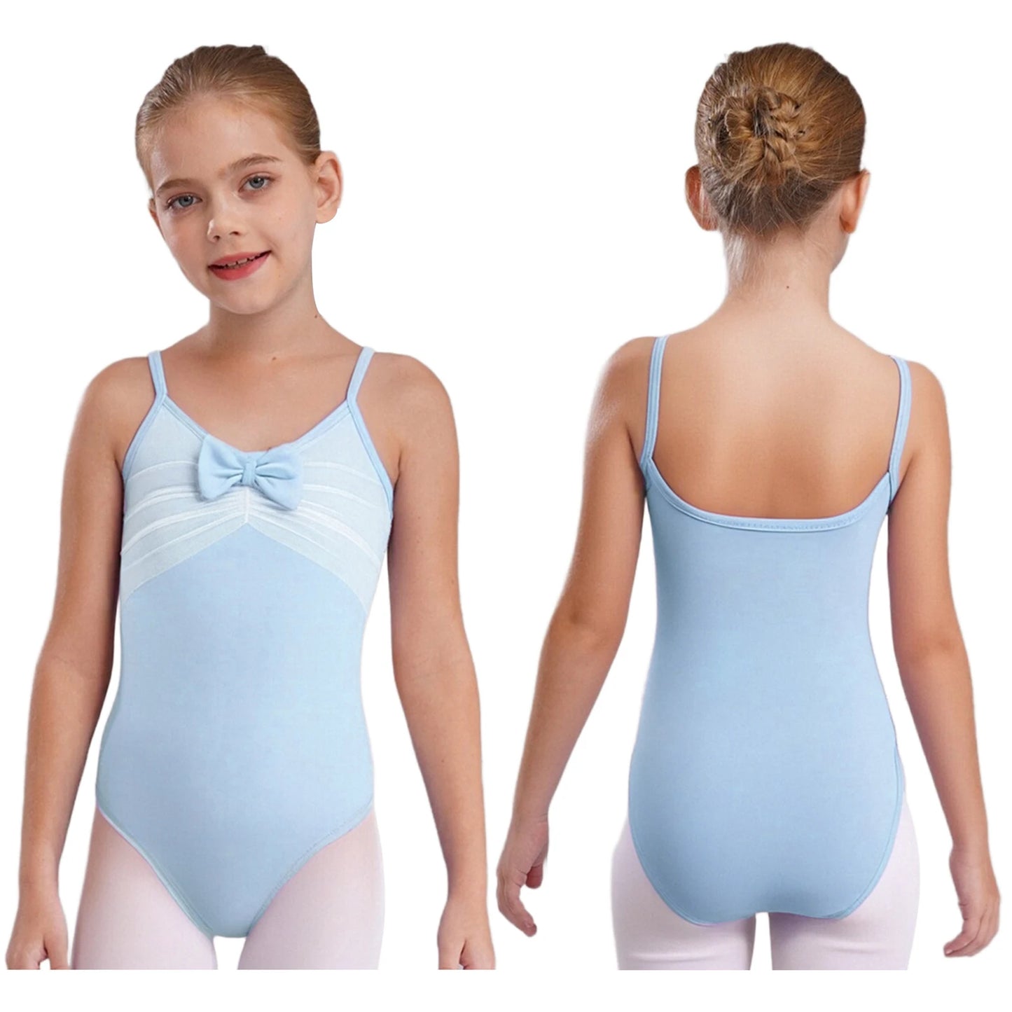 New Girls Ballet Leotards Kids Child Sleeveless Fairy Butterfly Wing Hollow Stitching Gymnastics Leotard Professional Stage Wear