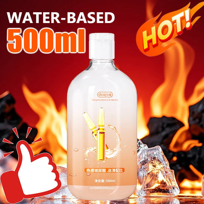500/400ml Anal Lubrication Water-based Semen Sex Lubricant Love Gel Sex Lube Couples Gay Vaginal Oil Masturbation Toy Lubricants