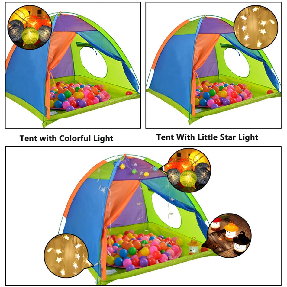 Children Play House Tent Wigwam Large Kids Camping Tents Tipi Baby Outdoor Waterproof Play Tent Little House Teepee For Kid