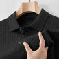 Animal Game Autumn Mens Casual Polo Sweater V Neck Lapel Knit Button Shirts Ribbed Dress Pullover Sweaters Outerwear Cold Blouse