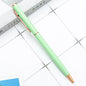 50 Pcs Metal Ballpoint Pen Rose Gold Pen Custom Logo School&office Supplies Stationery Business Gift Lettering Engraved Name