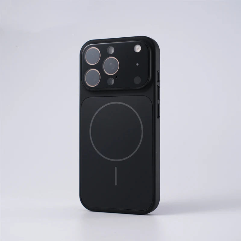 Frosted Camera Lens Protection For MagSafe Phone Case For iPhone 17 17Pro Max 16 15 14 13 Matte Wireless Charging Magnetic Cover