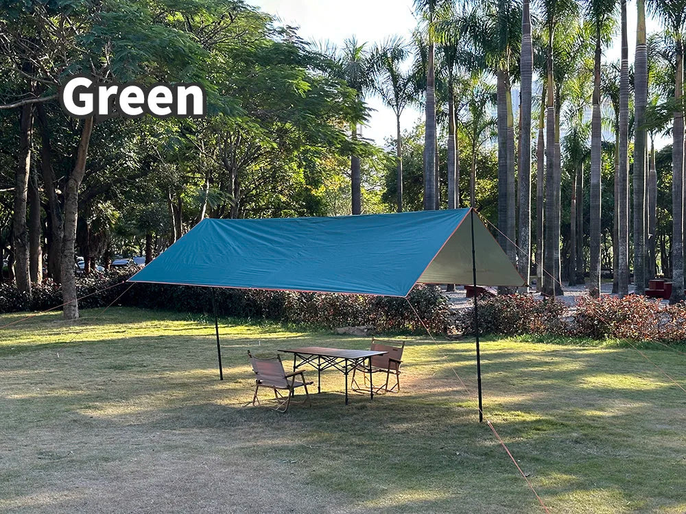 Camping Tarp Waterproof Tent Tourist Awning Shade Garden Canopy Beach Sunshade Outdoor Ultralight Sun Shelter Hiking Backpacking