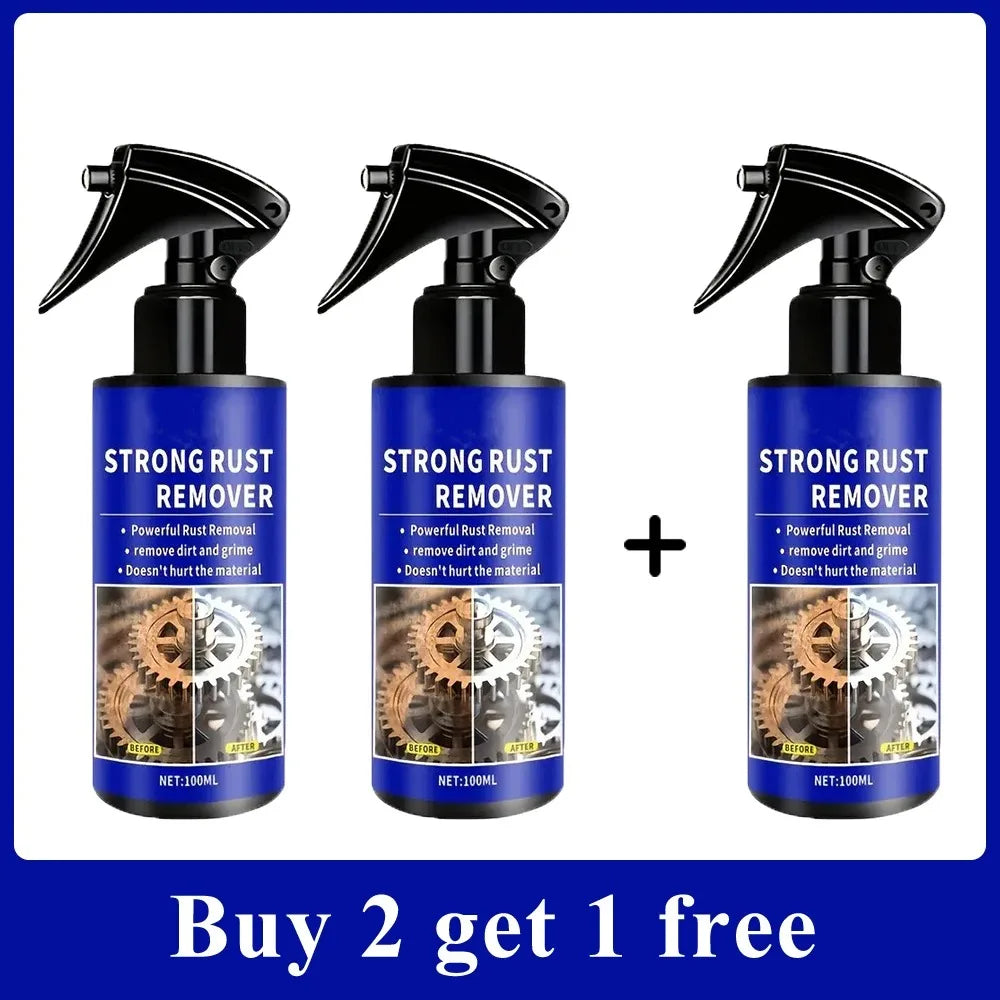 Quick-Acting Car Rust Remover Spray - Care for Auto Exhaust Pipes & Wheel Hubs, Metal Iron Powder Cleaner