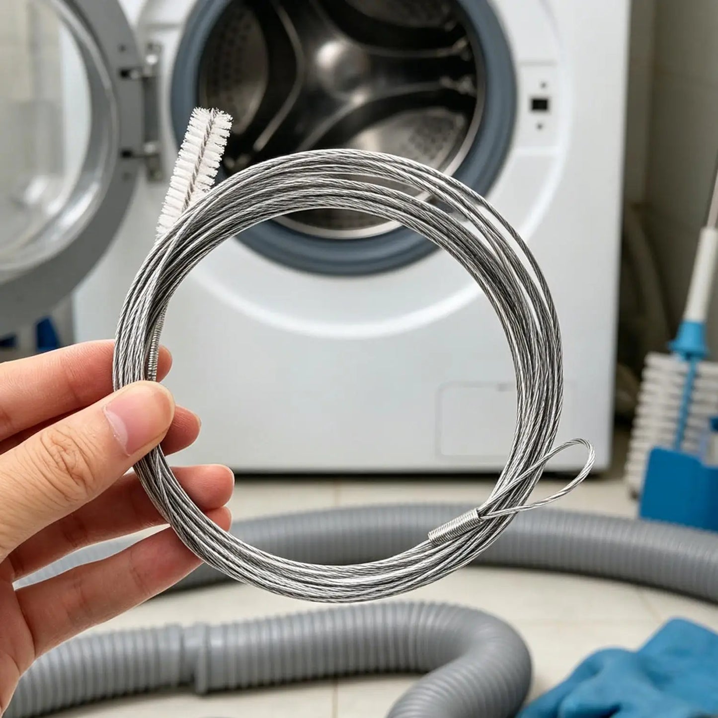 Car Drain Dredge Cleaning Scrub Brushes 1.5/3/6m Extended Auto Sunroof Long Hoses Detailing Cleaning Tool Car Accessories
