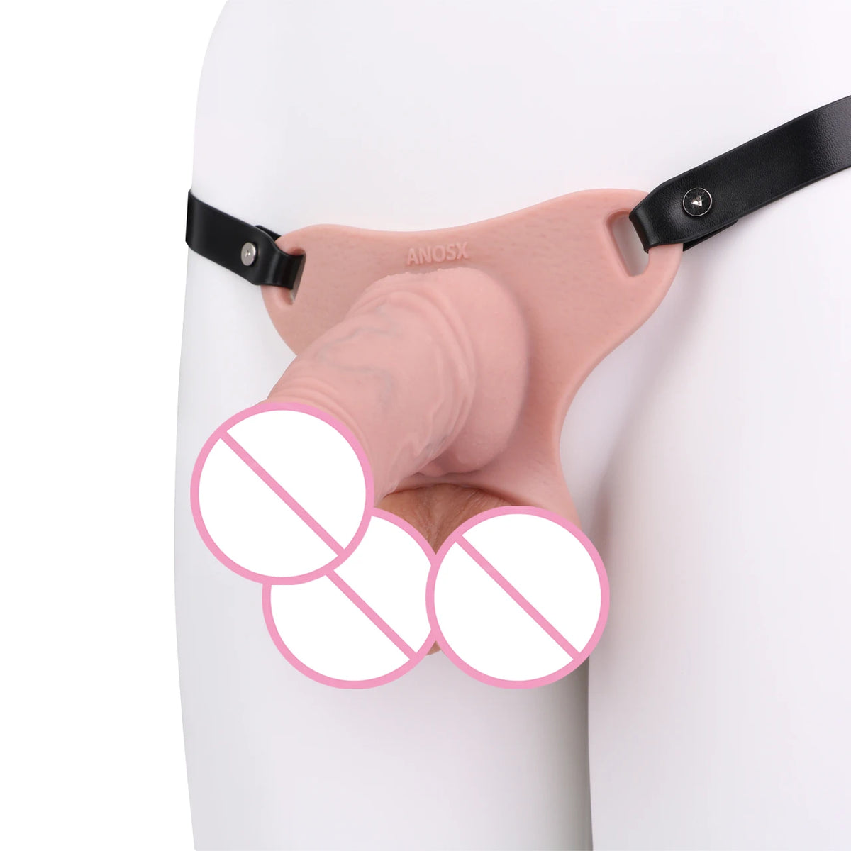 ANOSX Multi-styles Penis Sleeve Realistic Dildo Sheath Silicone Male Chastity Cage With Lockable Secure Chastity Belt BDSM Toy