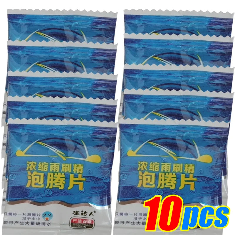Car Windshield Cleaner Effervescent Tablets Solid Washer Agent Universal Automobile Glass Water Dust Soot Remover