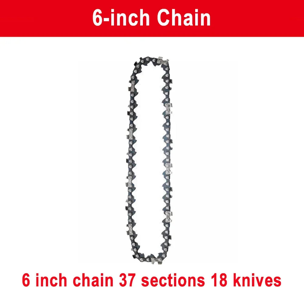 1/4 chainsaw chain guide 4/6/8/10 inch portable electric saw mini chainsaw logging saw blade Pruning chain saw chain accessories