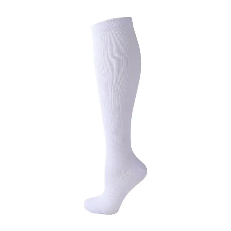 19 Styles Compression Stocking Blood Circulation Promotion Slimming Compression Socks Anti-Fatigue Comfortable Solid Color Socks