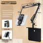 360Degree Bed Tablet Stand for 4-12.9inches Mobile Phones Tablets Lazy Arm Bed Desk Tablet Mount Support for iPad Mini Free Clip