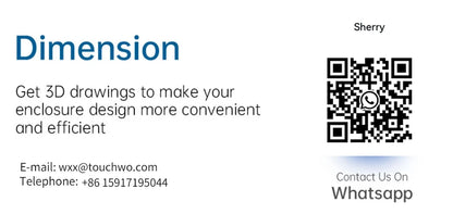 TouchWo 15.6 21.5 23.8 Inch Wall Mount Touch Screen AIO Computer Touchscreen Self Service Checkout Ordering Ticket Payment Kiosk