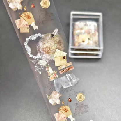 1Pc 100cm Flower Nail Foils for Transfer Paper Floral Stickers Rose Nails Wraps Tulip Nail Art Decorations