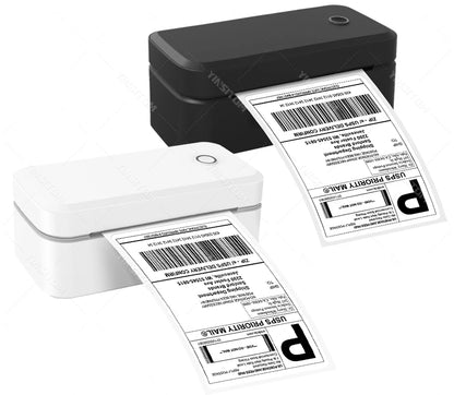 110mm Bluetooth Thermal Label Printer Wireless Shipping Label Printer Compatible with iPhone Android Windows Widely Used X4