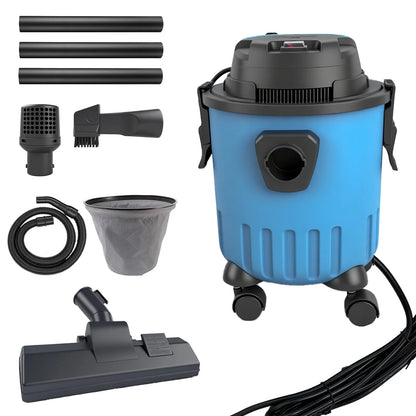 15L Wet Dry Vacuum Cleaner Portable Wet&Dry Blower Function Household Shop Vac With Full Accessories