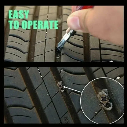 100pcs  Automotive Tire Repair Nail Universal Set Automotive Motorcycle Tire Repair Nail Bicycle Tire Perforation Repair Tool