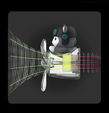 No perfume DIY fragrance Pilot dog car air freshener rotating plane ornament vent aroma diffuser decoration accessories cool fun