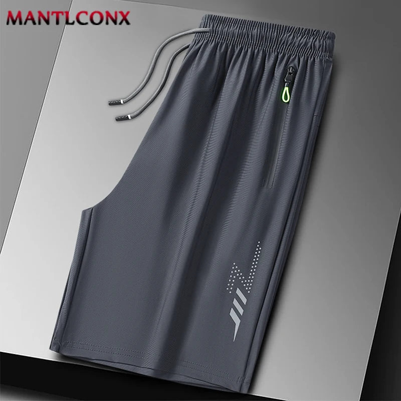 Men's Sports Shorts Elastic Workout Jogging Bottom Casual Gym Fitness Summer Short Pants Men Short Quick Dry Training Running XL