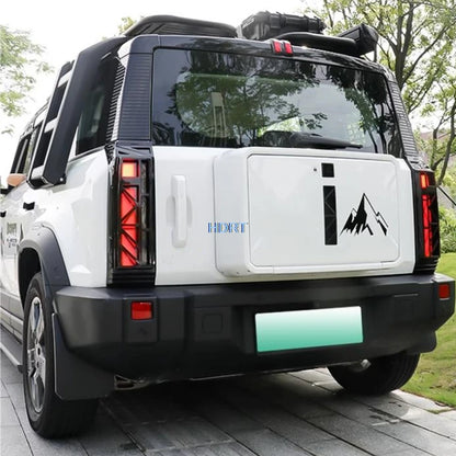 Car Styling Protector Decoration Accessories Fit For Chery iCAR 03 Jaecoo 6 J6 2024 + Rear Fog Light Cover Tail Lamp Trim Frame