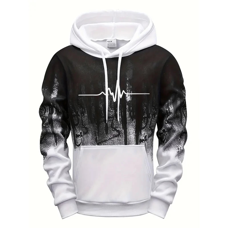 High Quality Men's Tracksuit Casual Jogging Men Versatile Sweatshirts Sweat Pants Fashion Comfort Daily Sports Simple Hoodie Set