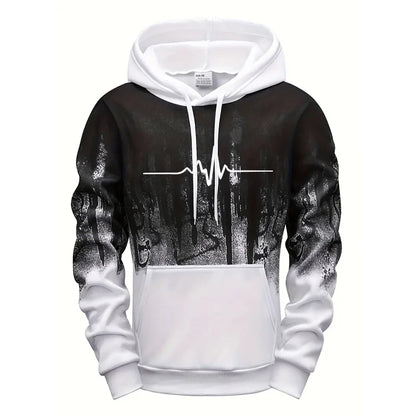 High Quality Men's Tracksuit Casual Jogging Men Versatile Sweatshirts Sweat Pants Fashion Comfort Daily Sports Simple Hoodie Set