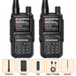 Baofeng UV-5R Mini Walkie Talkie Bluetooth Programming Wireless Copy Frequency Full Band 999CH AM FM Type-C Long Range Ham Radio