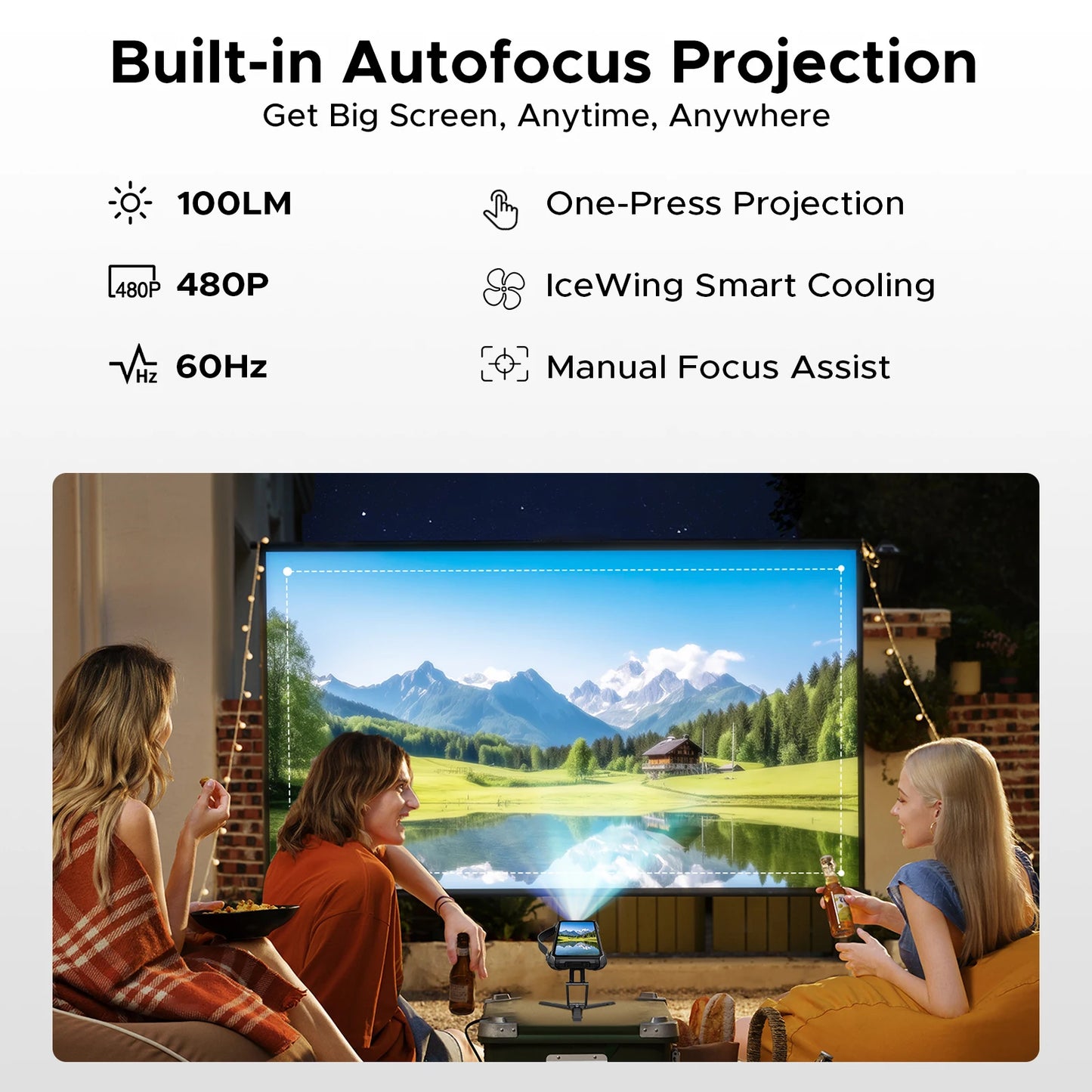 DOOGEE V Max Play 5G Projector Rugged Phone 6.78" Display 20500mAh Battery Dual Camping lights Dimensity 7300 NFC Smartphone