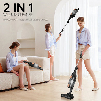 Sejoy 110/220v Corded Vacuum Cleaners 15Kpa Powerful Suction 600W Motor Stick Handheld Vacuum Cleaner for Home Pet Hair Carpet