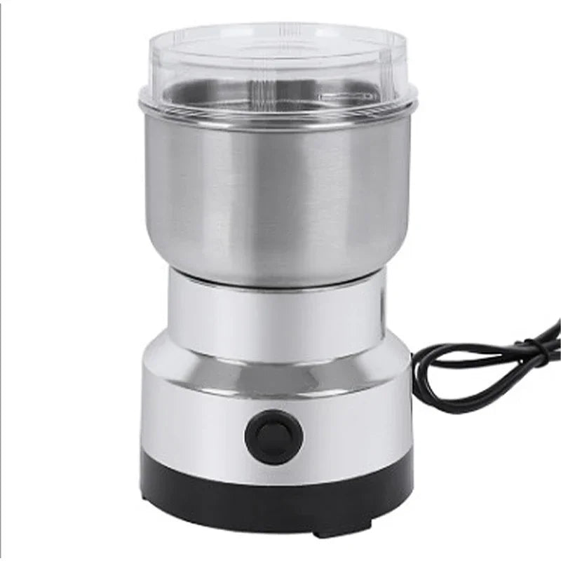 Mini Electric Grinder 300ml Ultrafine Pulverizer for Baby Food Coffee Spice Pepper Grain Mill with 2/4 Blades Household Use