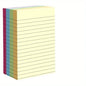 A Copy One Hundred Pages Self-Stick Lined Notes, Colorful Portable Memo Pads for Office, Home, School, Easy To Apply Notepad