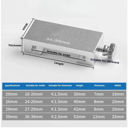 New Protable Accurate positioning Woodworking Tools Carpentry Steel Ruler Positioning Limit Block Measuring Marking Gauge