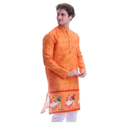 Muslim Kurtta Caftan Dubai Men'S Robe Long-Sleeved Ethnic Style Stand Collar Arabic Clothing National style Middle Eastern