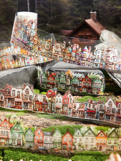 Mr.Paper kawaii Wacky House Series House Landscaping Tape DIY handbook decorative tape stickers student supplies washi tape set