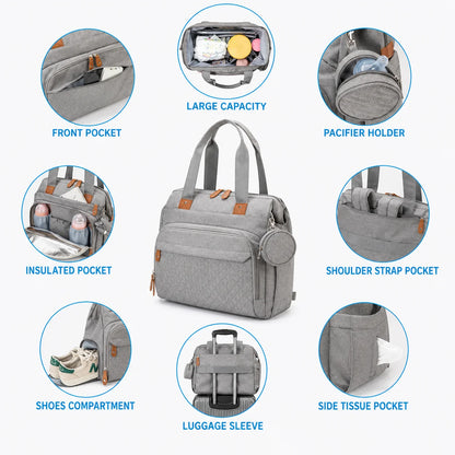 Baby Diaper Bag Large Capacity Multifunction Travel Nappy Backpacks Baby Stuff Maternity Bags Outdoor Mommy Bag Baby Nursing