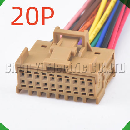 20 Pin Auto connectors Reverse trajectory box module AFS headlights Wire harness plug 1563337-2 8W0972420A For VW Audi Skoda