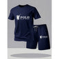 2026 Summer Men's Set Urban Casual Fashion T-shirt and Shorts High Quality Crew Neck Short Sleeve Outfits Male Daily Sportswear
