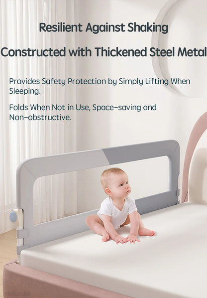 PANGDUBE 1pc Baby Bed guardrail Baby Safety Bed Barrier Children's Safety Bed Rail Guard for Kids Fall Out Protection