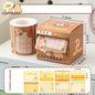 256 Sheets Pull-out Cartoons Sticky Notes Pads Posits Stationery Paper Stickers Posted It Memo Notepad Notebook Message Sticker