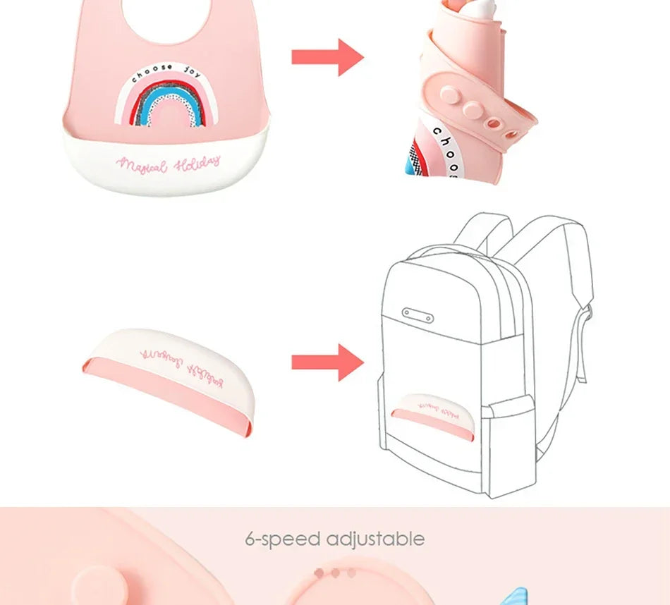 Soft Silicone Baby Bibs Boys Girls Stuff Waterproof Bib Feeding Infant Newborn Cartoon Aprons Toddlers Bibs Burp Cloths Bandana