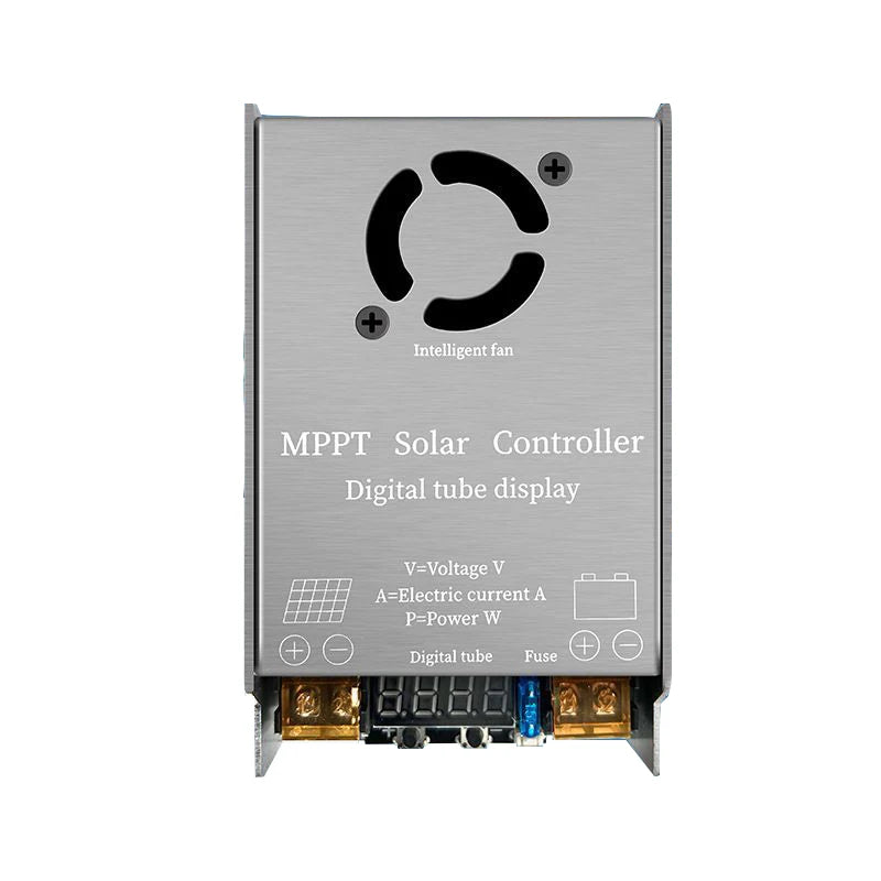 Step-Up MPPT Solar Controller Booster 450W 12A Digital Display Charging 9V-60V Input for 12V-120V Lithium Lead-Acid