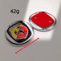 FIAT Abarth ForFord 145MM 4-Pin Car Emblem Hood Front Bonnet Grill Rear Trunk Badge Front Hood Emblem Bonnet Rear Trunk Badge