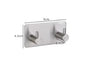 Stainless Steel 3M Self Adhesive Hooks Sticky Wall Door Hook Robe Tea Towel Rustproof Towel Rack, Clothes Coat Hanger