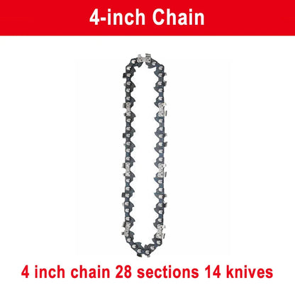 1/4 chainsaw chain guide 4/6/8/10 inch portable electric saw mini chainsaw logging saw blade Pruning chain saw chain accessories
