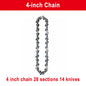 1/4 chainsaw chain guide 4/6/8/10 inch portable electric saw mini chainsaw logging saw blade Pruning chain saw chain accessories